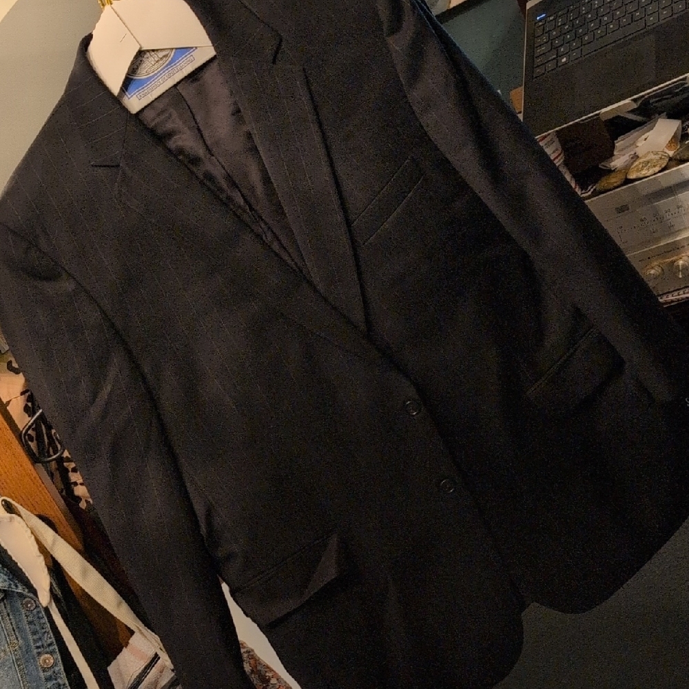 Jos. A. Bank Navy Pinstripe Men's Blazer